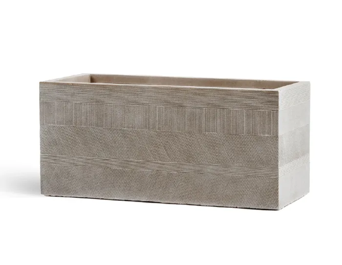 Кашпо Graphics - TREEZ ERGO - Капучино - Низкий прямоугольник