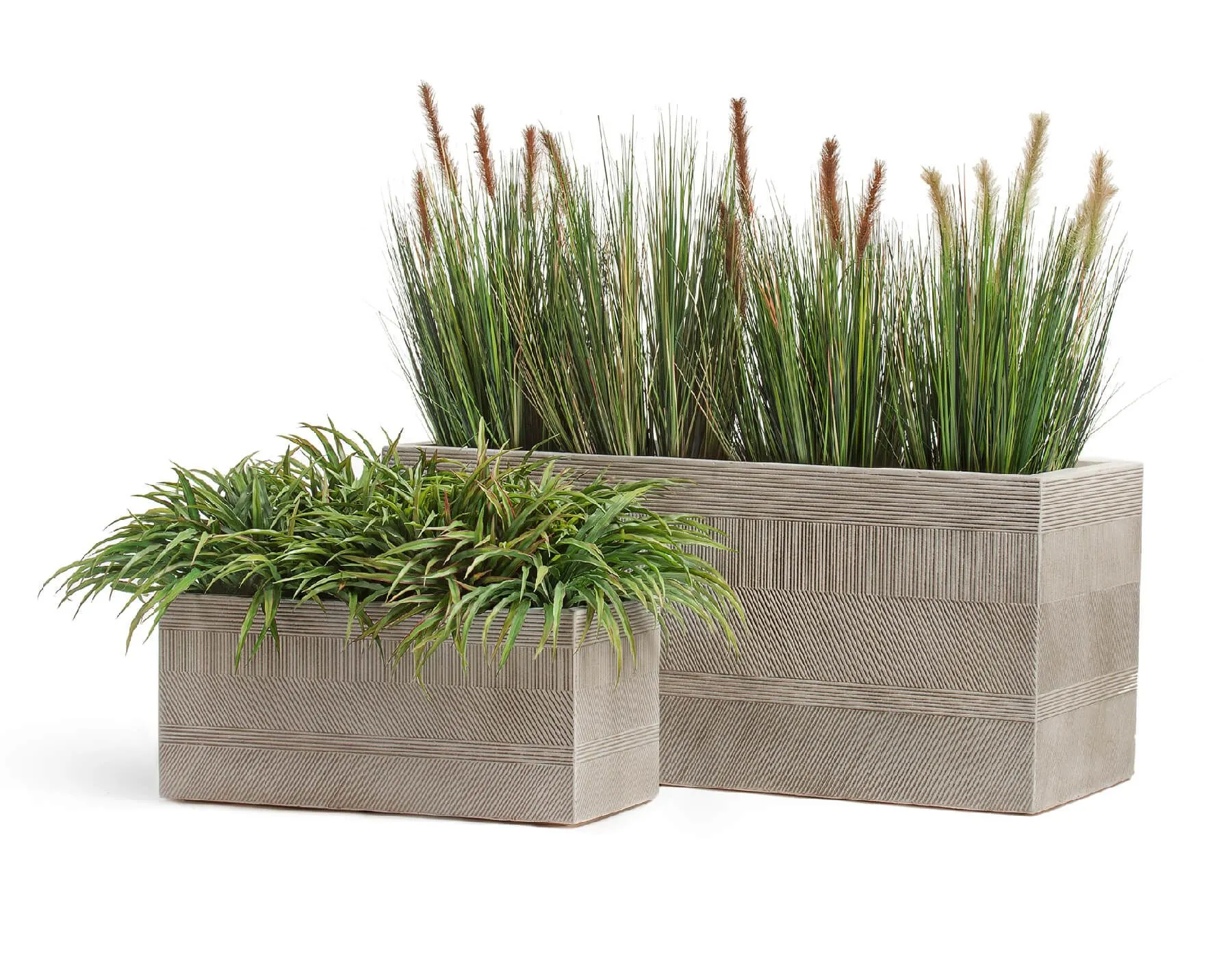 Кашпо Graphics - TREEZ ERGO - Капучино - Низкий прямоугольник