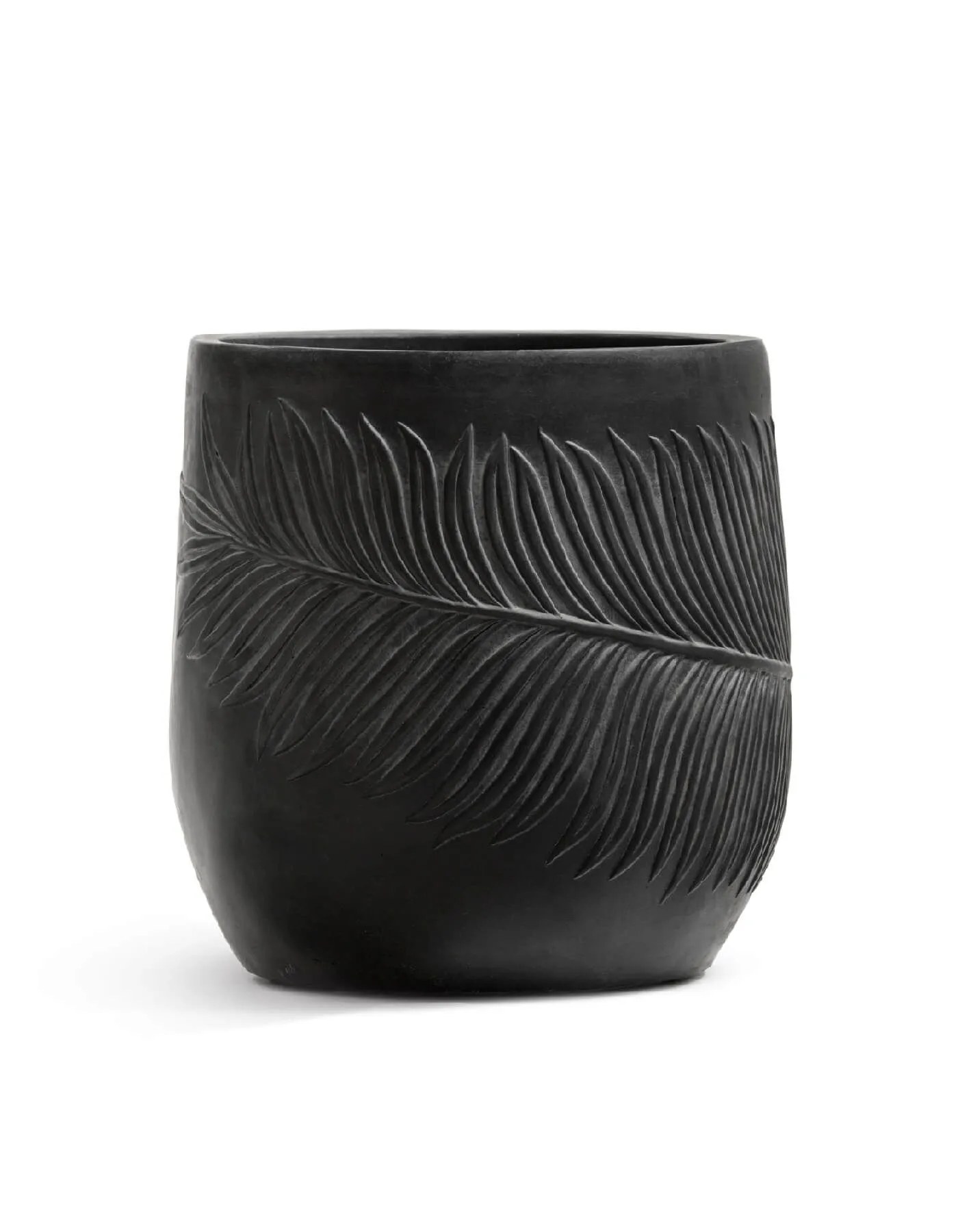 Кашпо Nature -TREEZ ERGO - Антрацит -  Чаша