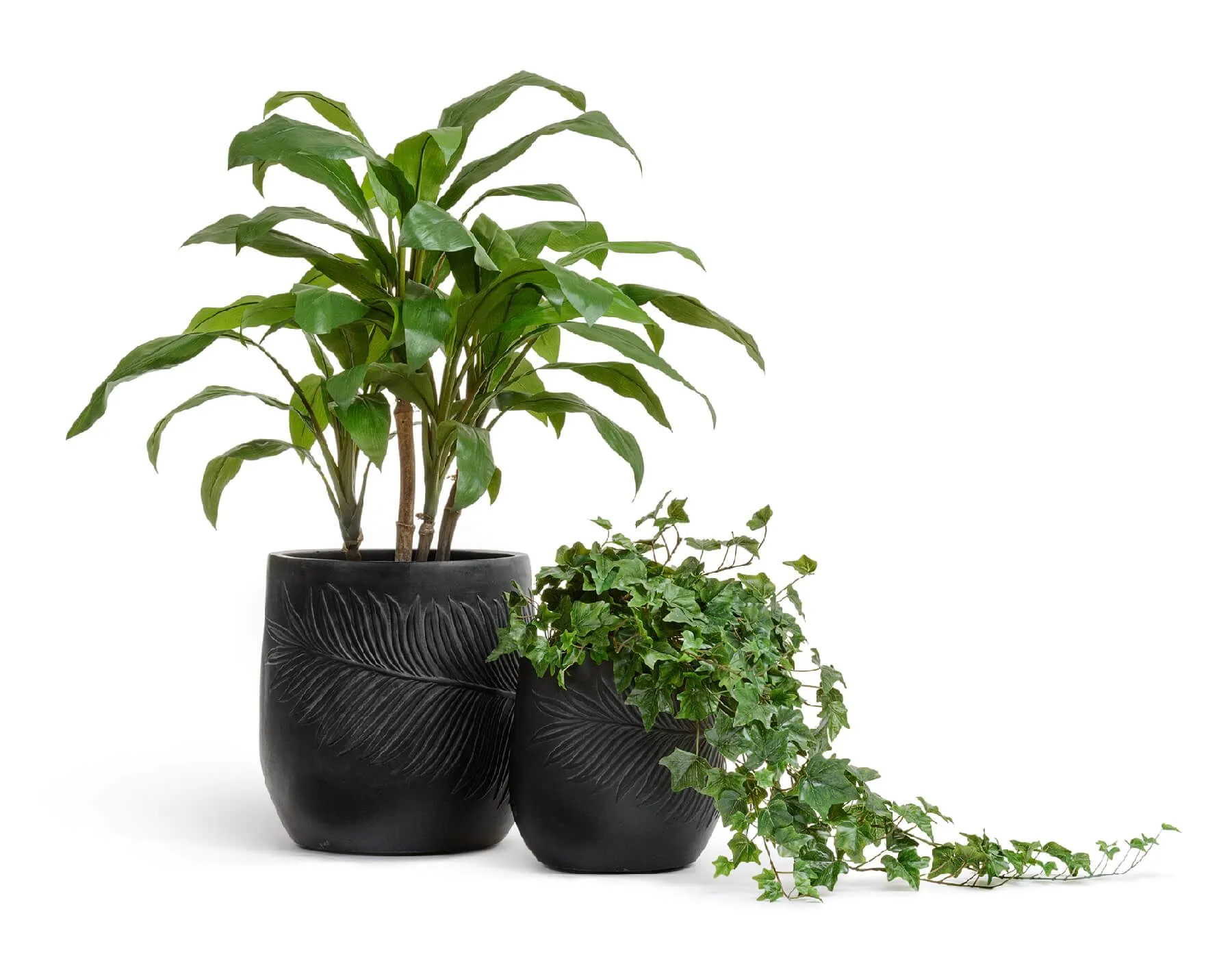 Кашпо Nature -TREEZ ERGO - Антрацит -  Чаша