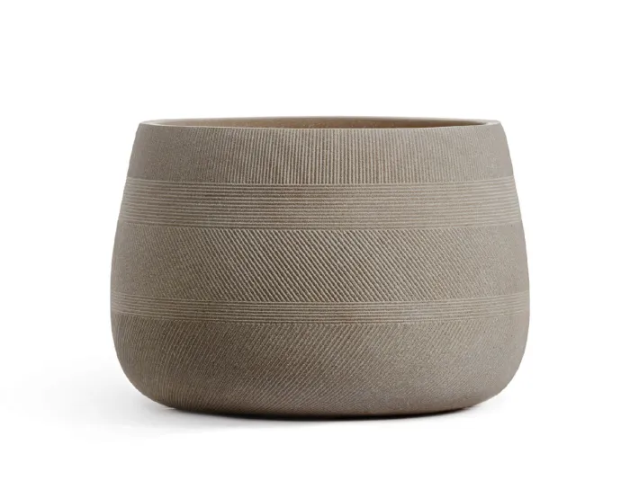 Кашпо Graphics - TREEZ ERGO - Капучино -  Низкая чаша