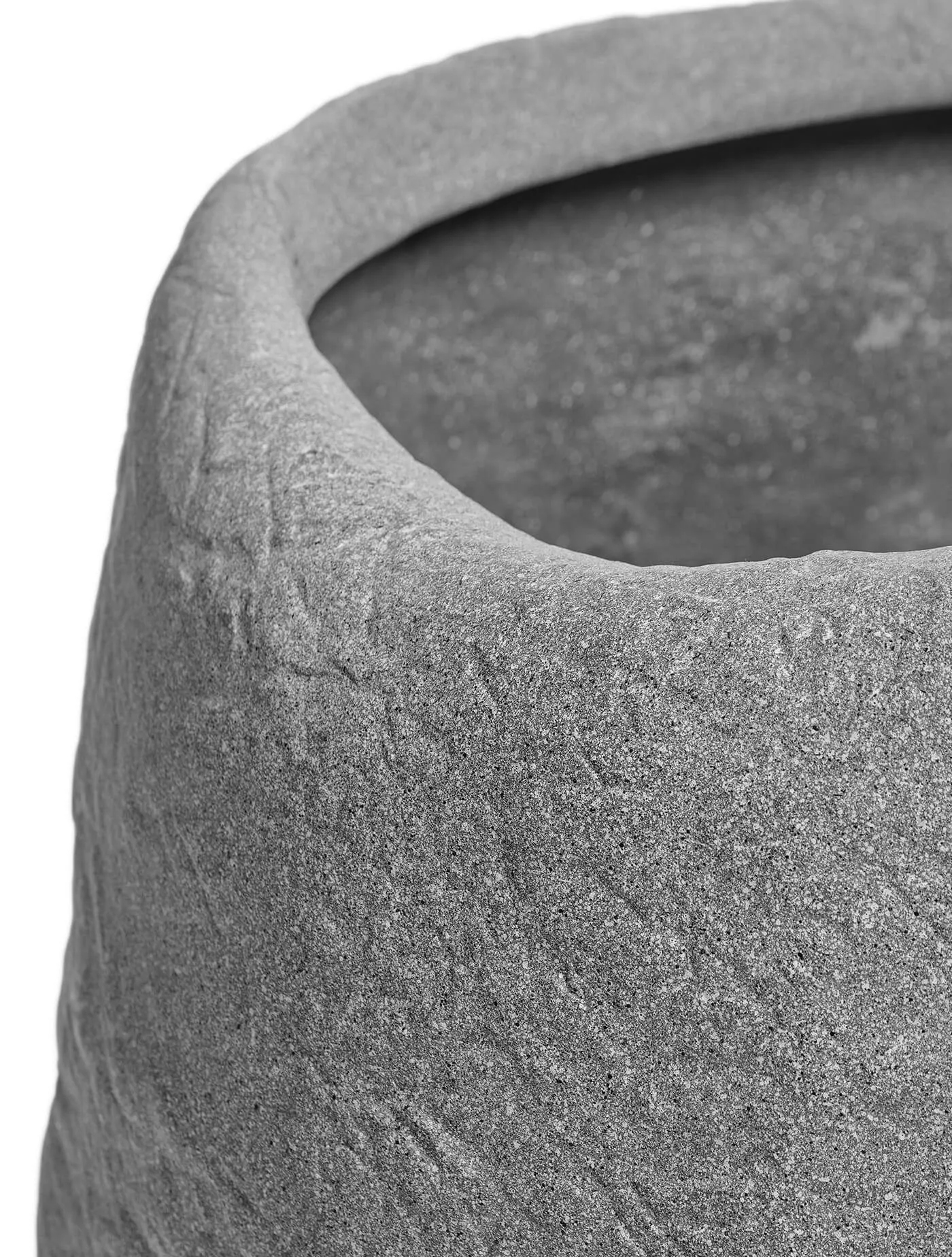 Кашпо Organic - TREEZ Effectory - Серый ледник - Высокая чаша