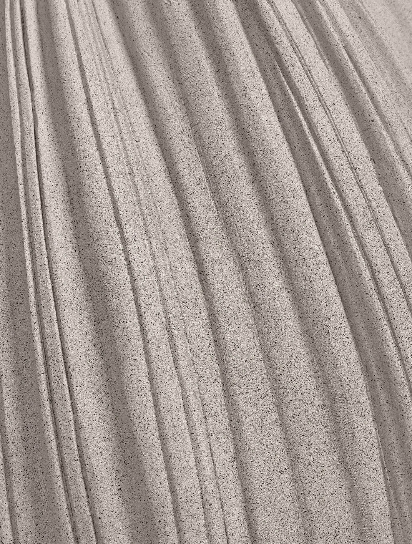 Кашпо Dune - TREEZ Effectory -Дизайн-ваза Высокая  - Белый песок