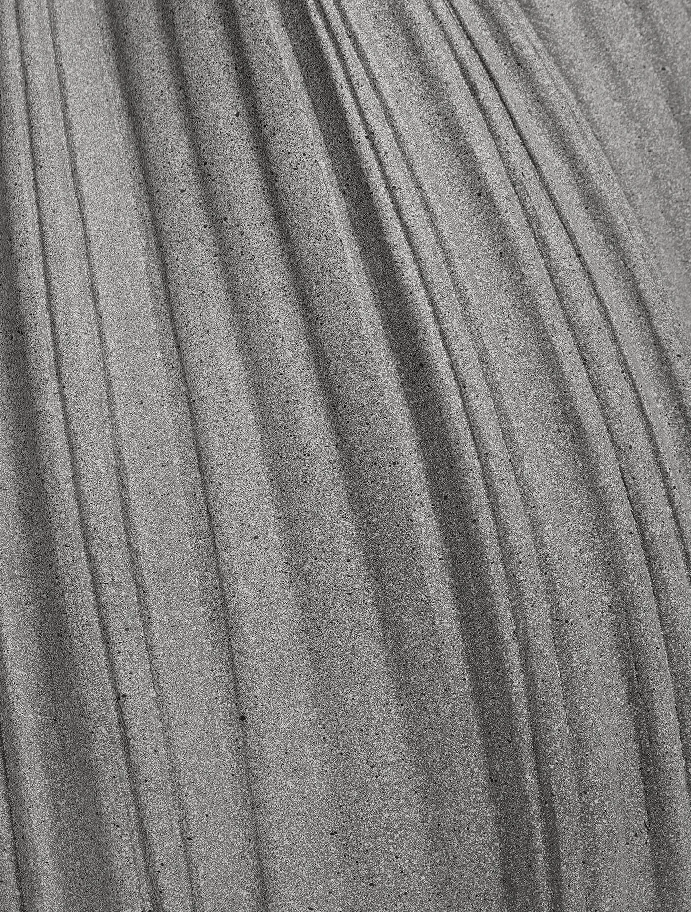 Кашпо Dune - TREEZ Effectory - Дизайн-ваза Высокая - Дымчато-серый песок