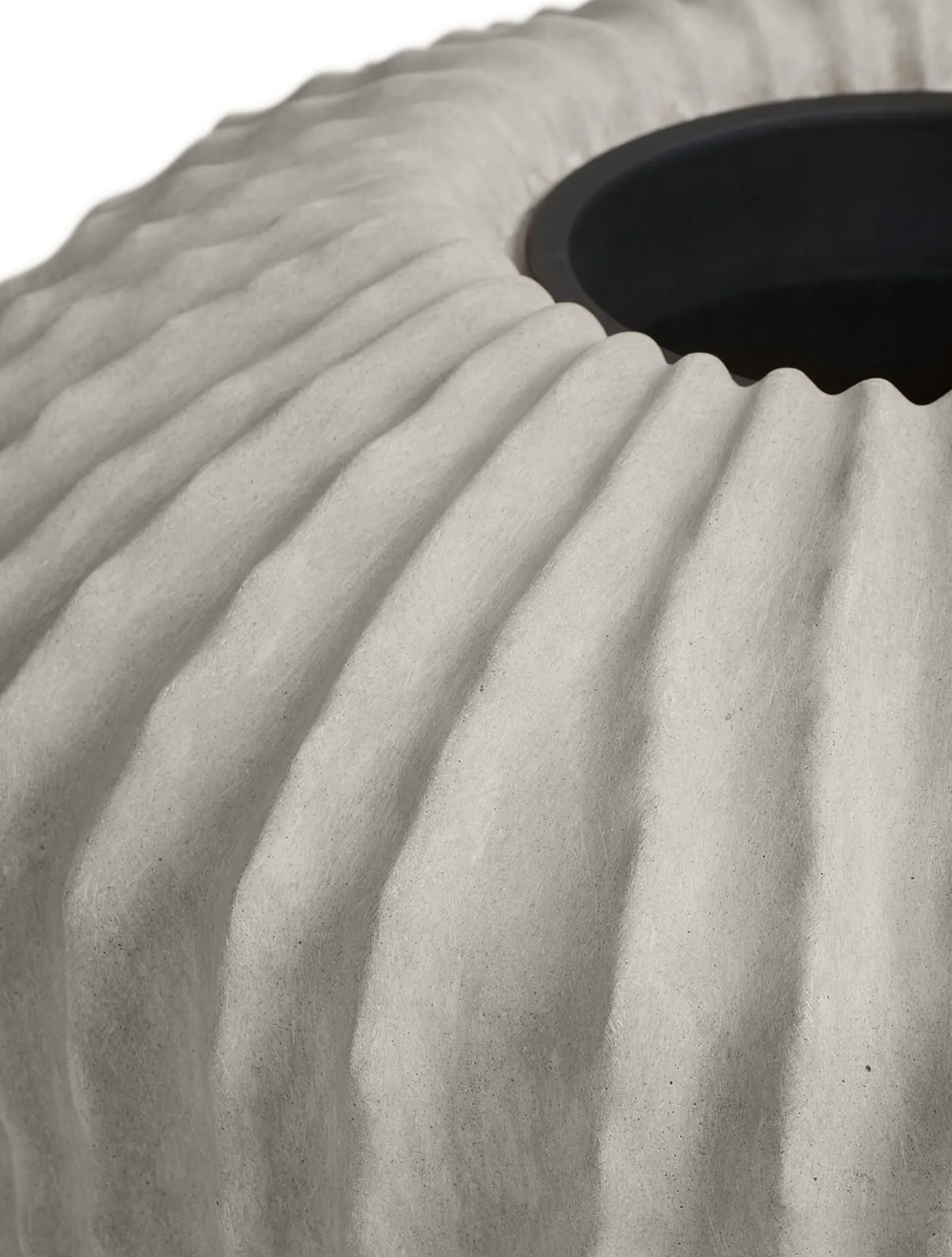 Кашпо Moho - TREEZ Effectory -  Дизайн-ваза Высокая - Белый песок