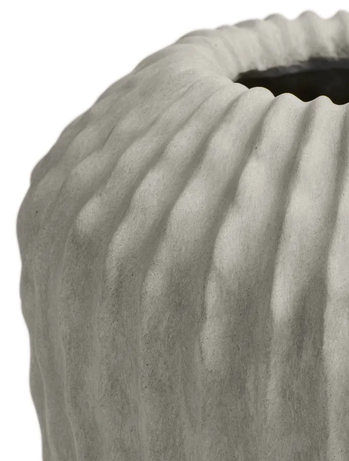 Кашпо Moho - TREEZ Effectory -  Дизайн-ваза Высокая - Белый песок