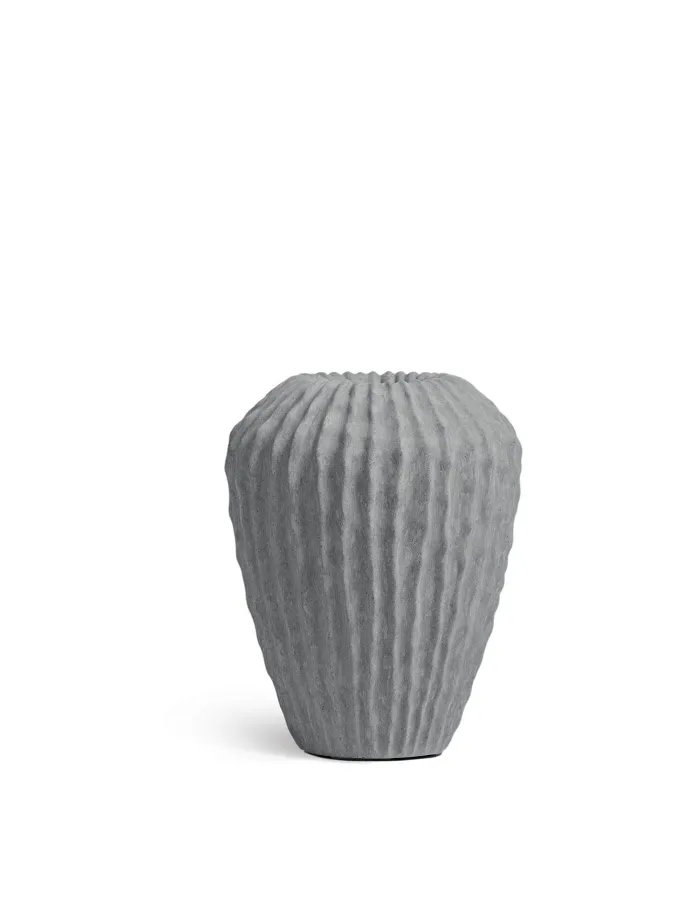 Кашпо Moho - TREEZ Effectory - Дизайн-ваза Высокая  - Дымчато-серый песок