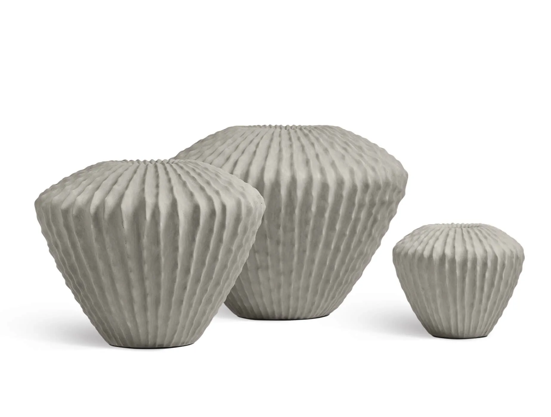 Кашпо Moho - TREEZ Effectory - Белый песок - Дизайн-ваза