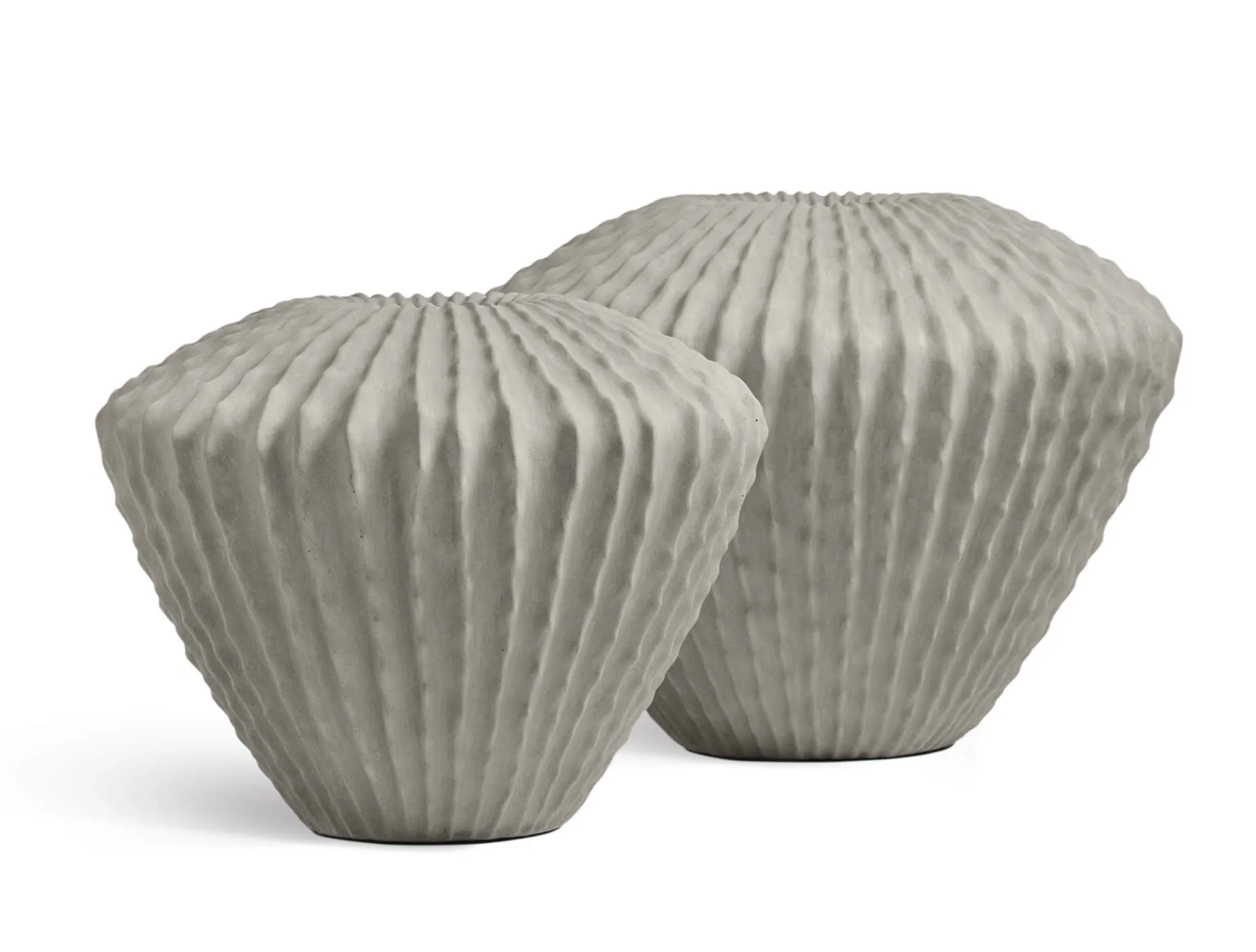 Кашпо Moho -  TREEZ Effectory - Белый песок - Design-конус