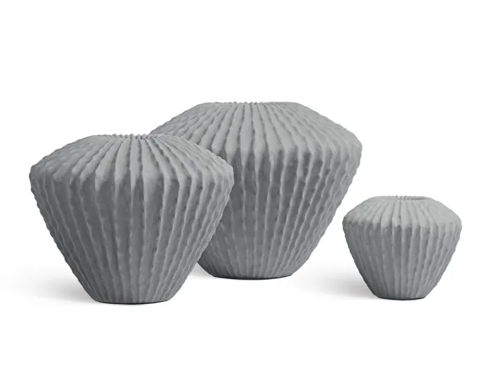 Кашпо Moho - TREEZ Effectory - Дымчато-серый песок - Дизайн-ваза