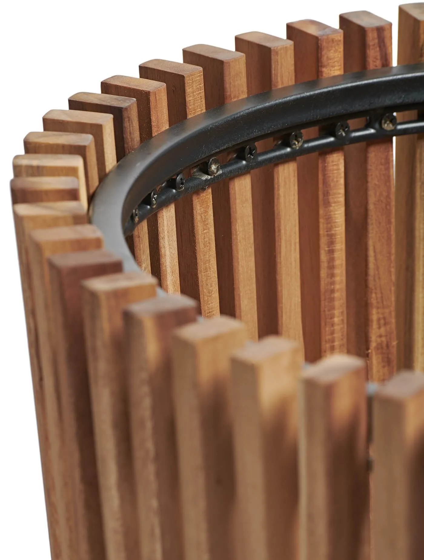 Кашпо Timberline - TREEZ Effectory - Тёмное дерево -  Конус