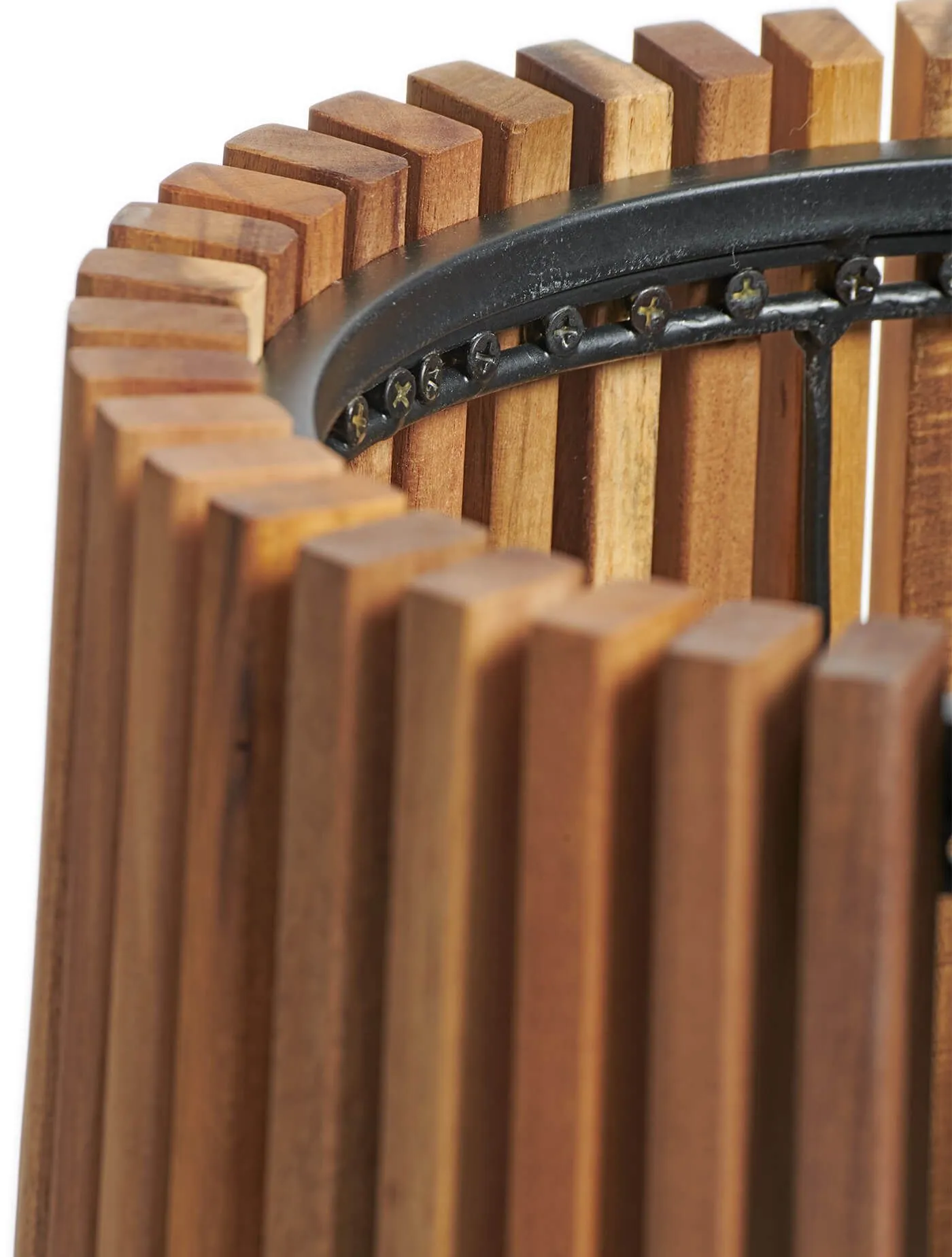 Кашпо Timberline - TREEZ Effectory - Тёмное дерево - Высокий перевёрнутый конус