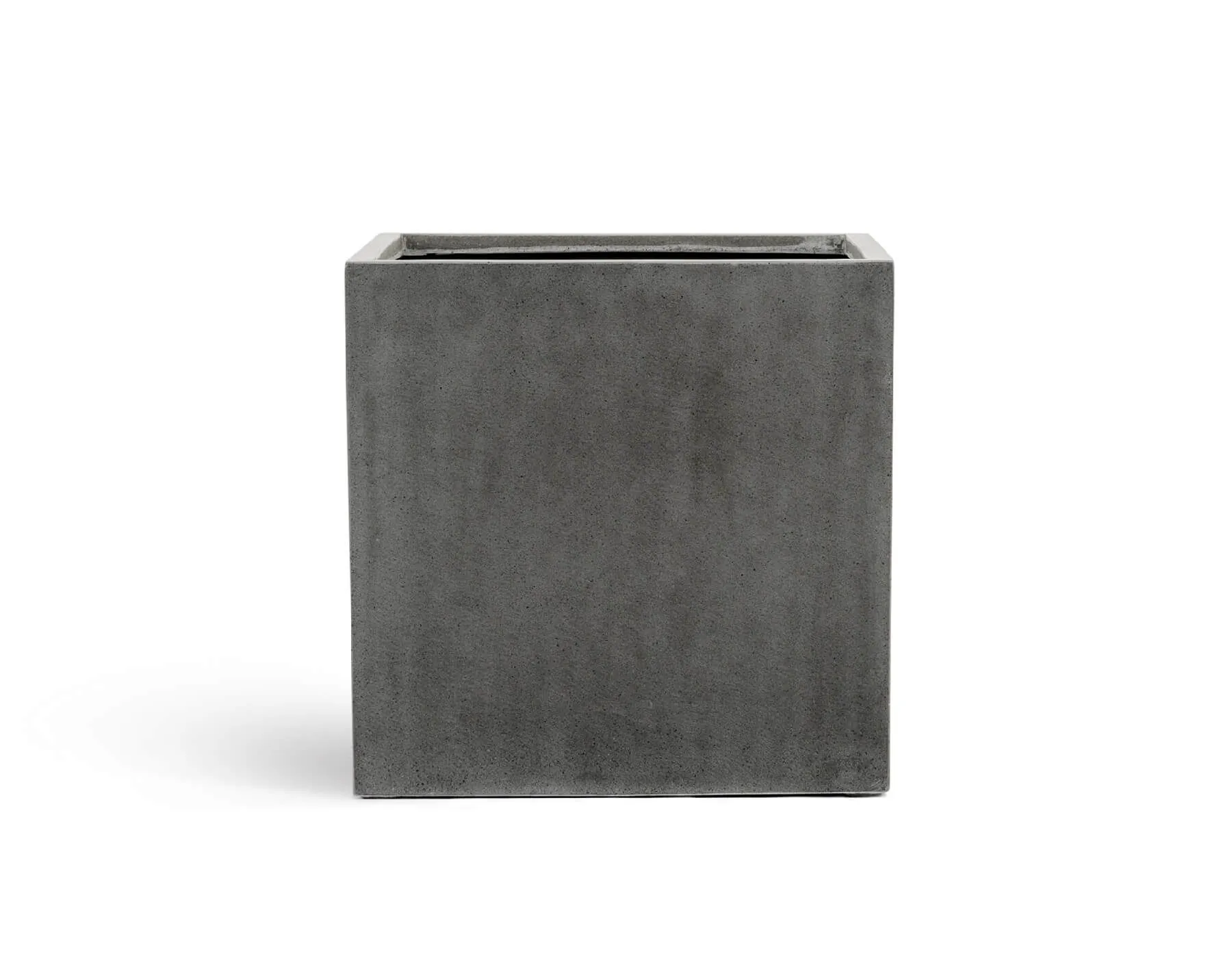 Кашпо Beton - TREEZ Effectory - Тёмно-серый бетон - Куб