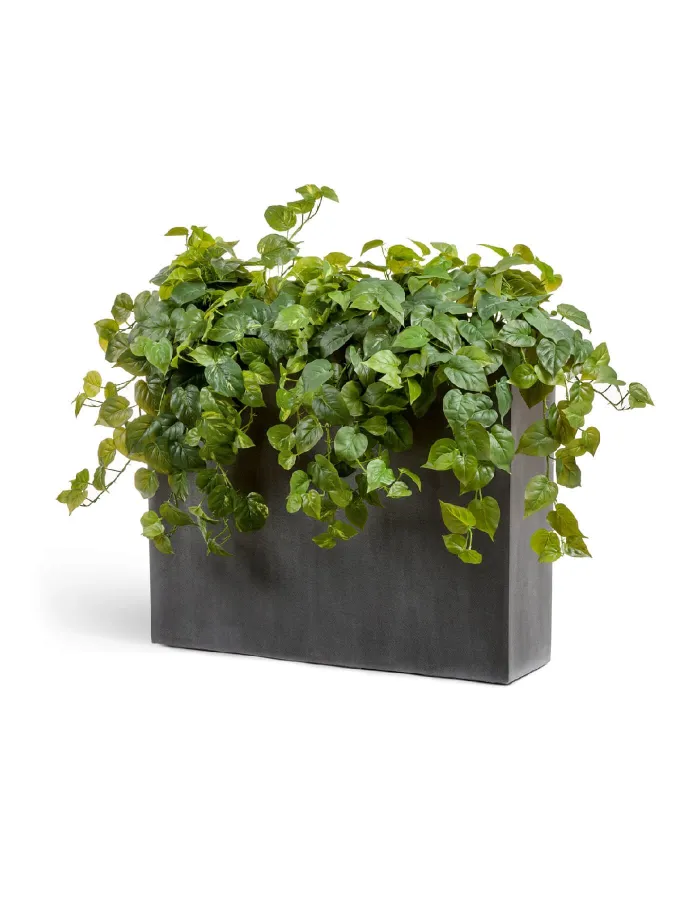 Кашпо Beton - TREEZ Effectory - Тёмно-серый бетон - Высокий Дивайдер