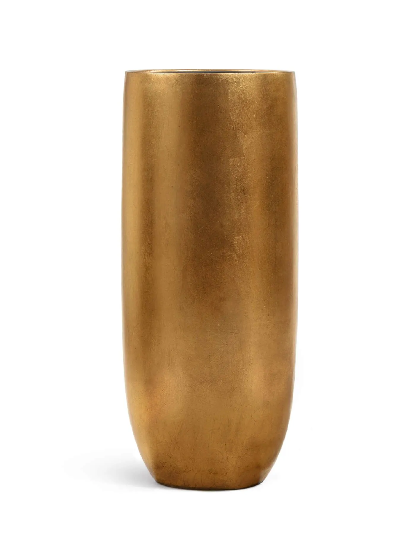 Кашпо Metal - TREEZ Effectory - Сусальное золото - Высокий округлый конус