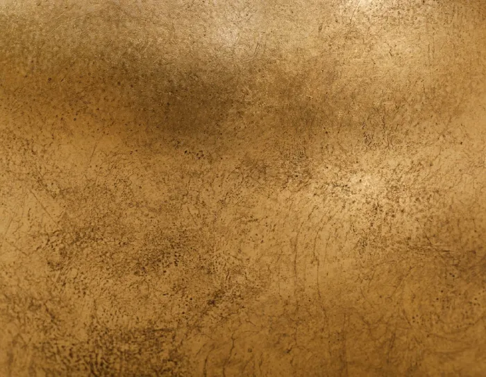 Кашпо Metal - TREEZ Effectory  - Сусальное золото - Полусфера