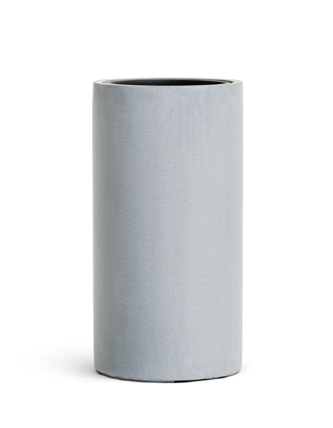 Кашпо Beton - TREEZ Effectory - Серый ледник- Высокий цилиндр
