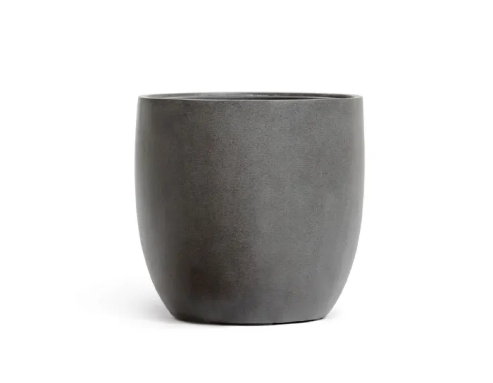 Кашпо Beton - TREEZ Effectory - Тёмно-серый бетон - Округлый конус