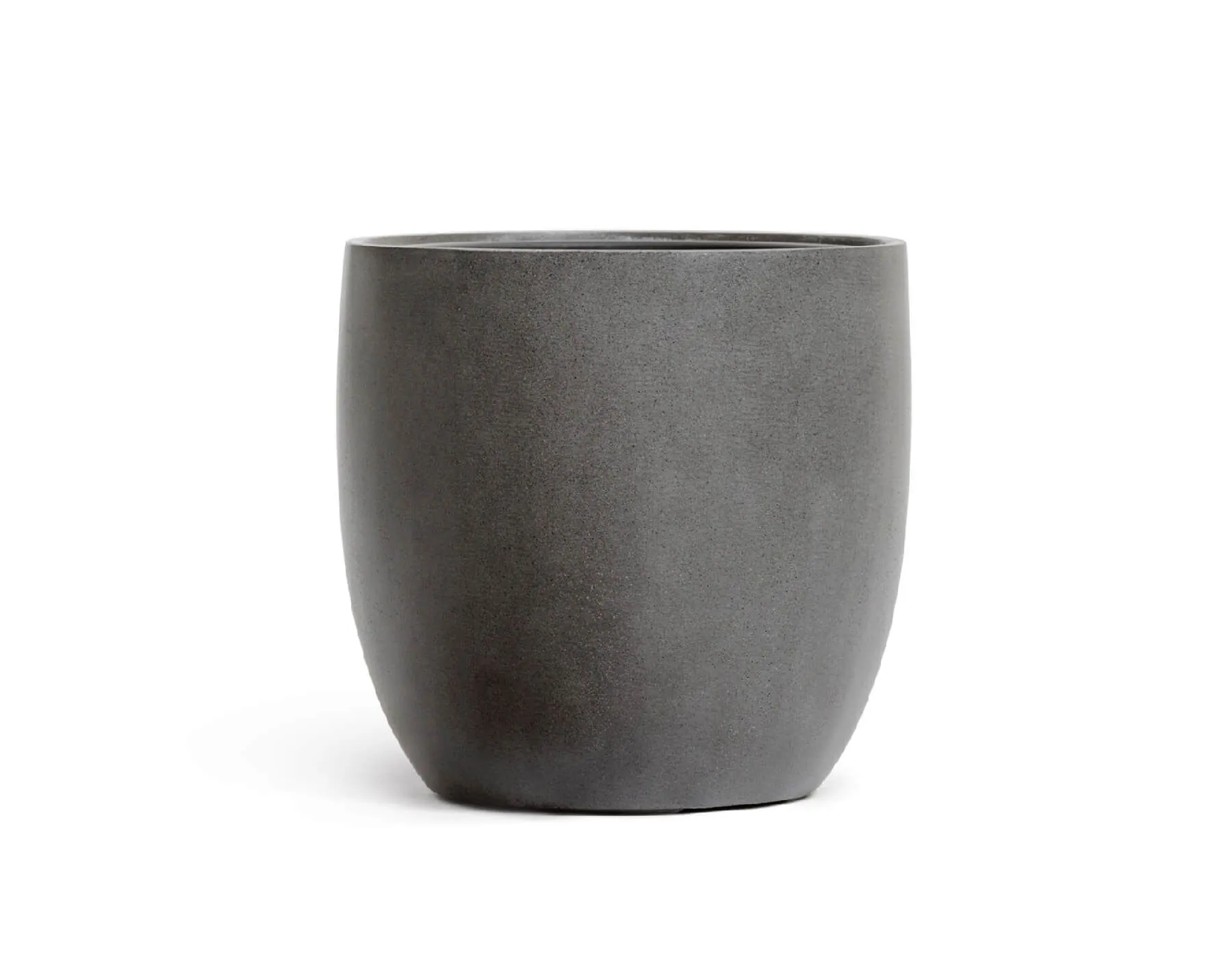 Кашпо Beton - TREEZ Effectory - Тёмно-серый бетон - Округлый конус