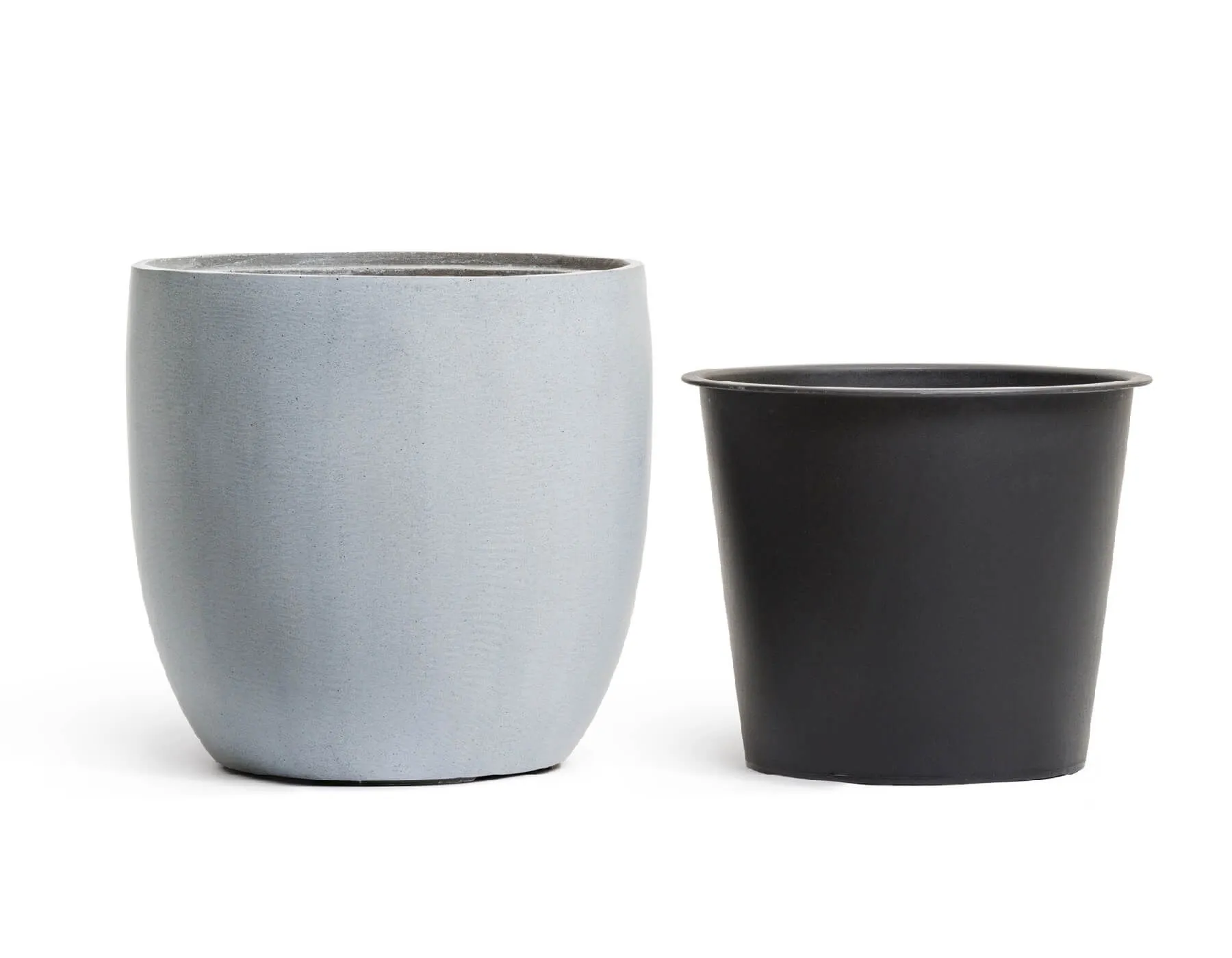 Кашпо Beton - TREEZ Effectory - Серый ледник - Округлый конус