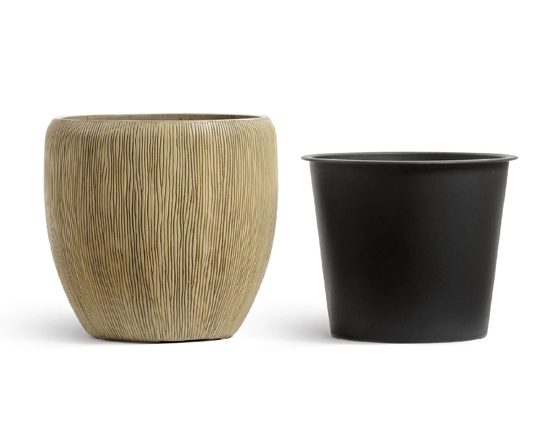 Кашпо Wow - TREEZ Effectory - Конус-Чаша - Капучино