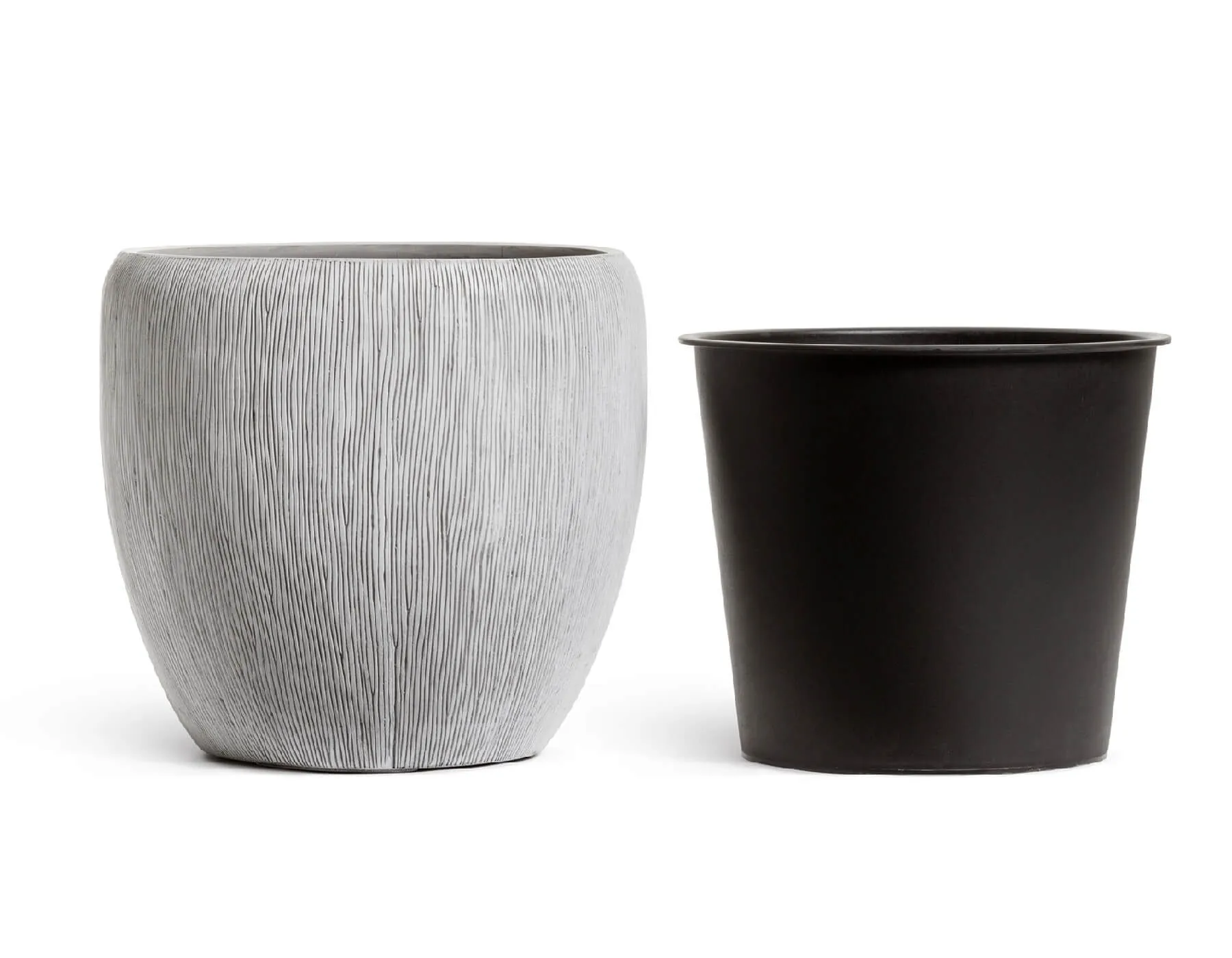 Кашпо Wow - TREEZ Effectory - Слоновая кость - Конус-Чаша