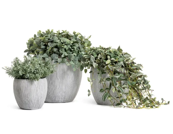 Кашпо Wow - TREEZ Effectory - Слоновая кость - Конус-Чаша