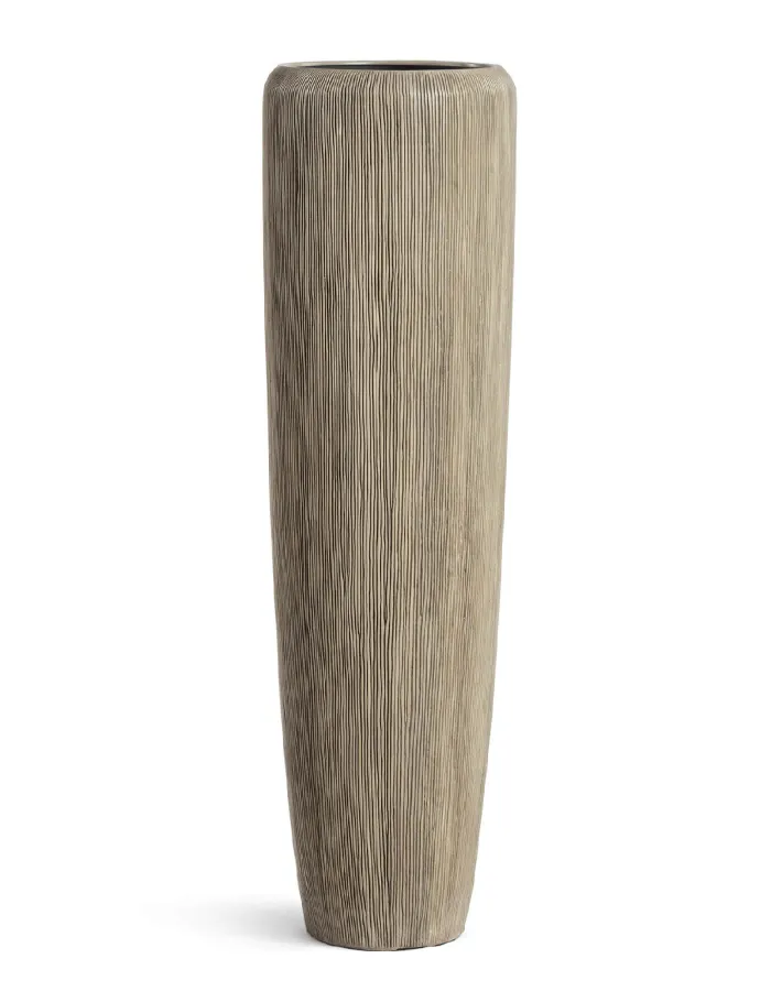 Кашпо Wow - TREEZ Effectory - Design конус Высокий - Капучино