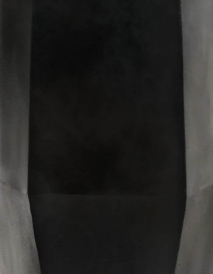 Кашпо Crystal - TREEZ Effectory - многогранник Высокий  - Антрацит