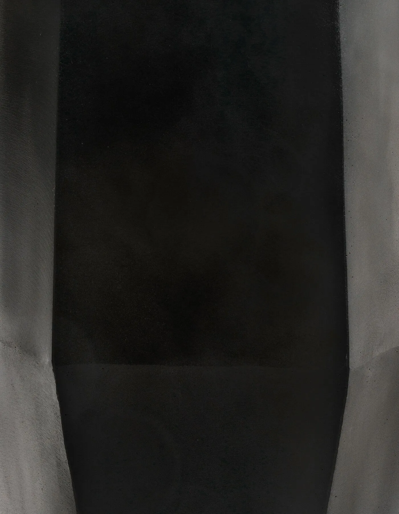 Кашпо Crystal - TREEZ Effectory - многогранник Высокий  - Антрацит