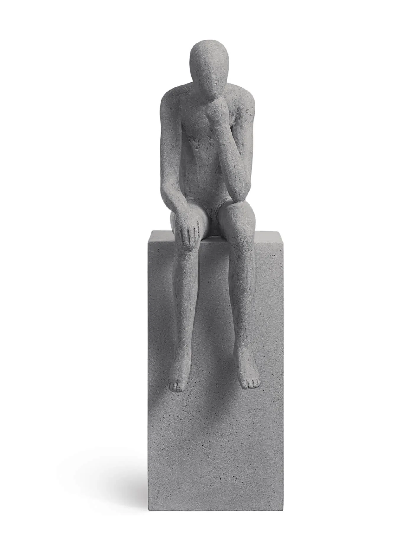 Скульптура  - Размышления о жизни - Philosopher's Stone - TREEZ Effectory - Дымчато-серый песок