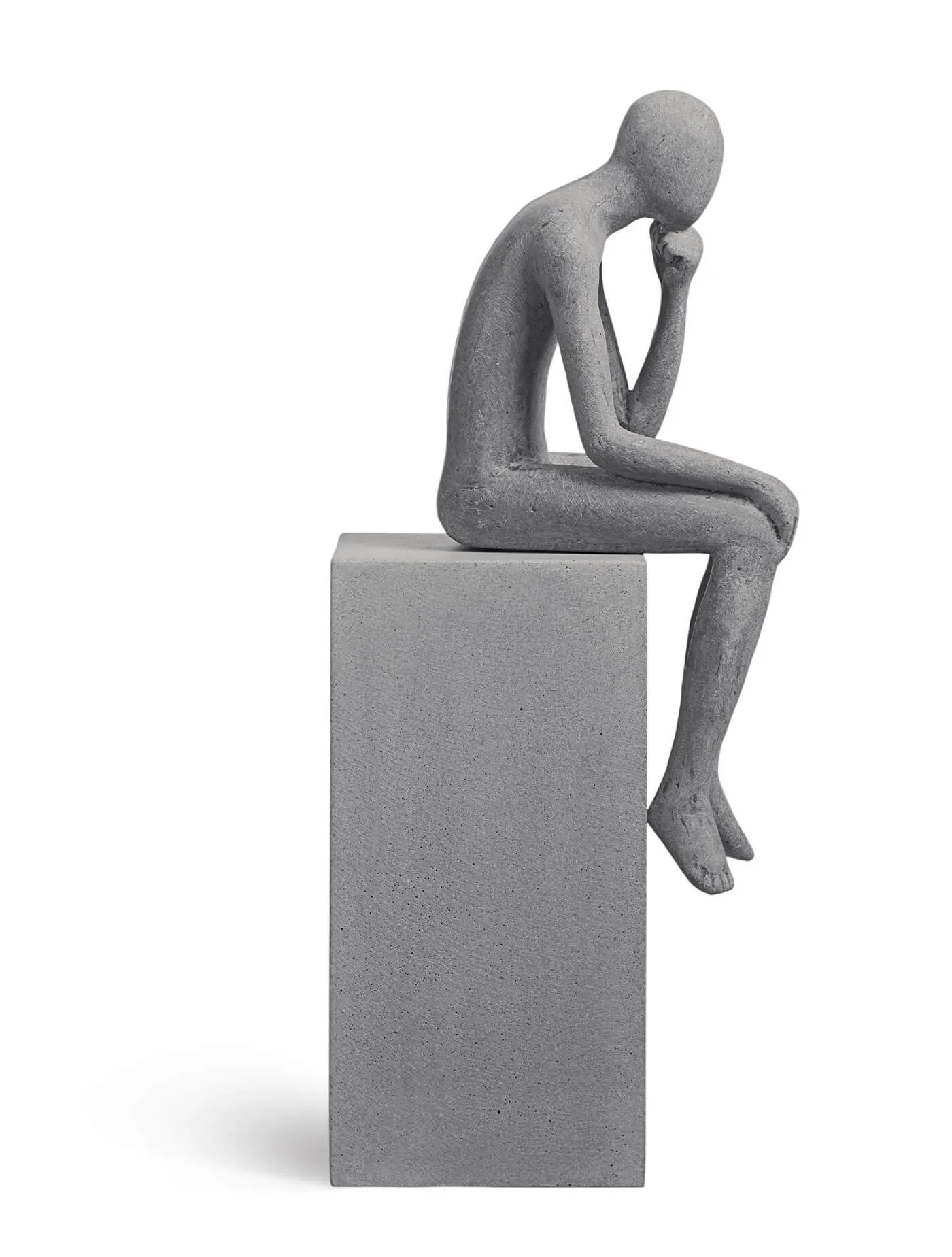 Скульптура  - Размышления о жизни - Philosopher's Stone - TREEZ Effectory - Дымчато-серый песок