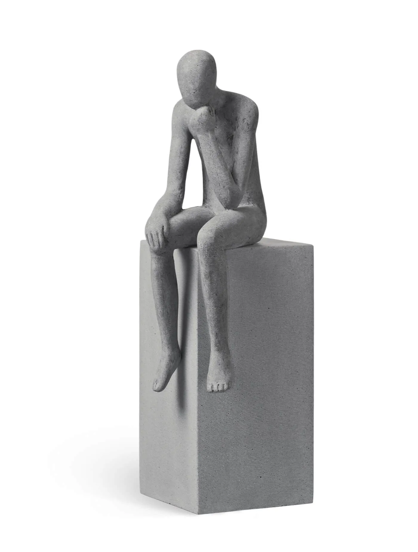 Скульптура  - Размышления о жизни - Philosopher's Stone - TREEZ Effectory - Дымчато-серый песок