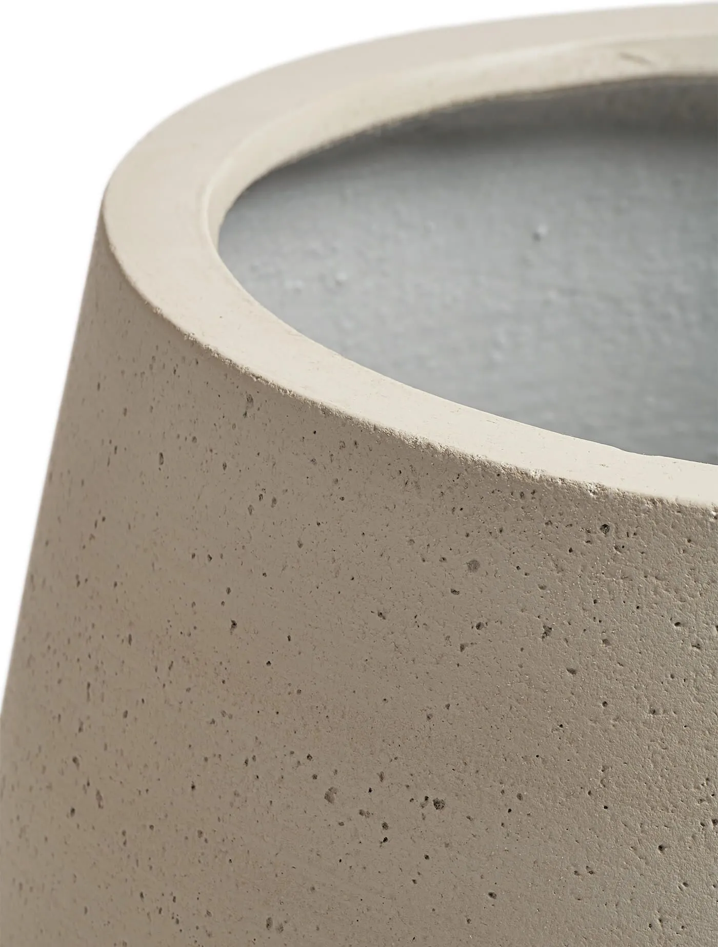 Кашпо Fine Rock - TREEZ ERGO - Белый песок - Design-чаша