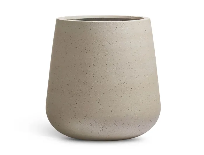 Кашпо Fine Rock - TREEZ ERGO - Белый песок - Design-чаша