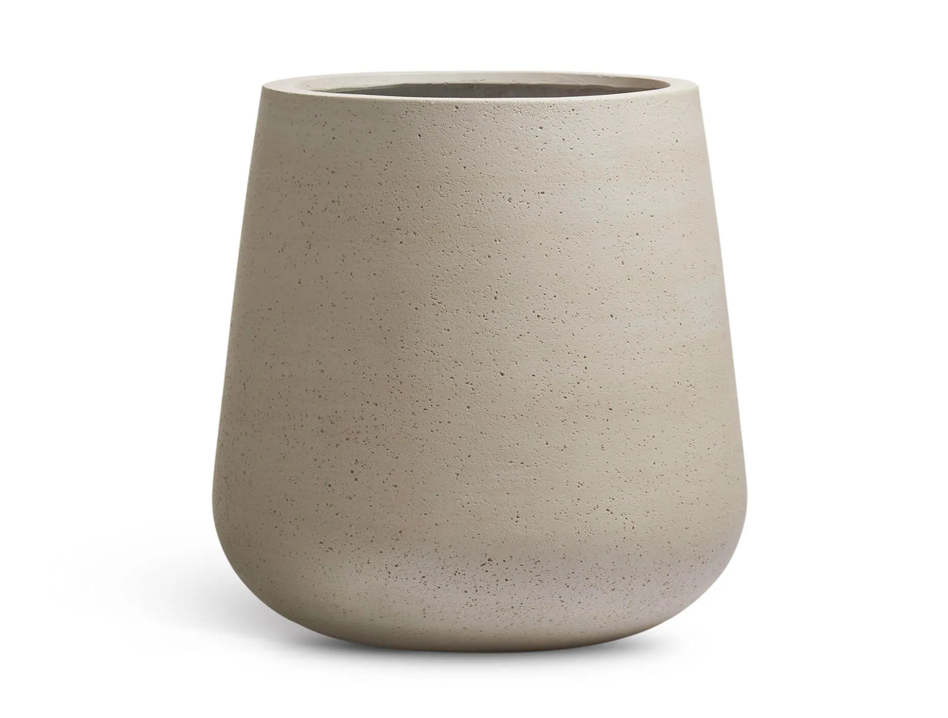 Кашпо Fine Rock - TREEZ ERGO - Белый песок - Design-чаша