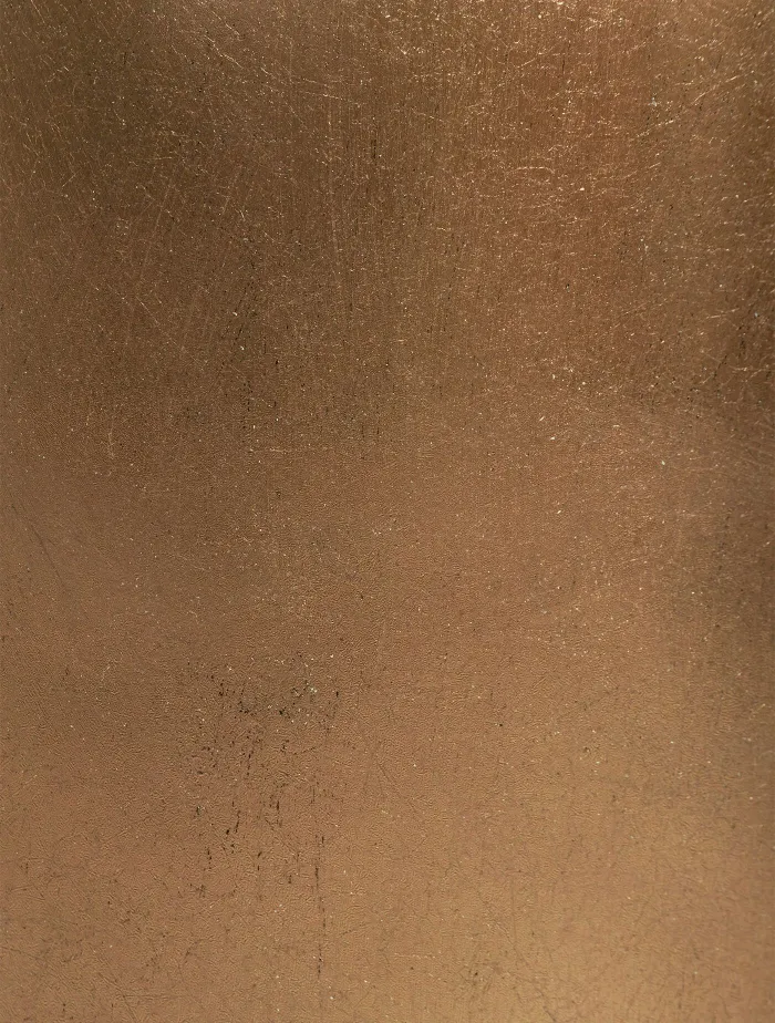 Кашпо Metal - TREEZ Effectory - Тёмное матовое золото - Высокий округлый конус