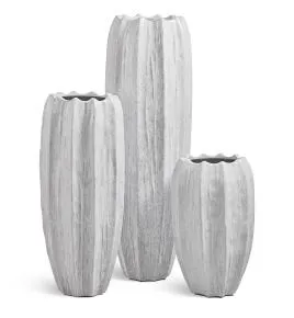 Кашпо Aura - TREEZ Effectory - Жемчужный лак - Высокая Кашпо-ваза