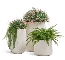 Композиция № 111 -  с альпийским разнотравьем в кашпо Treez Effectory Fine Rock